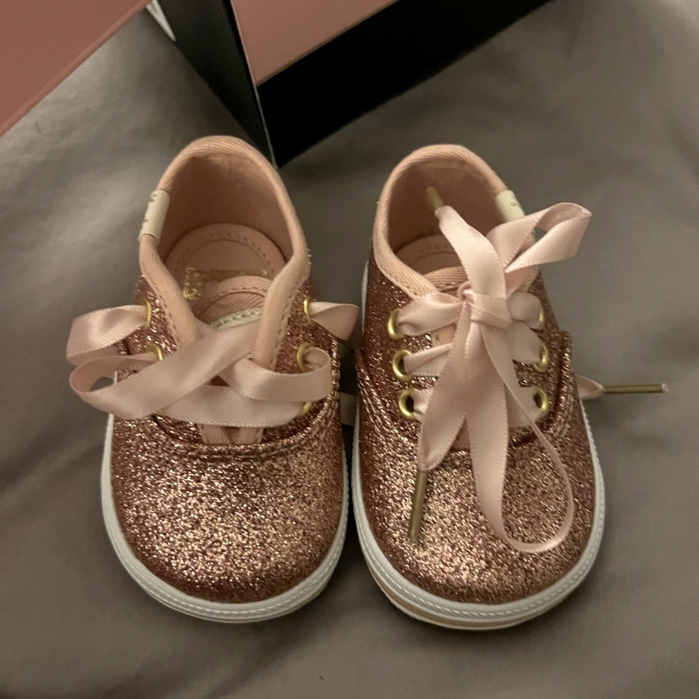 Keds x Kate Spade Glitter Champion Sneaker Like New!